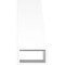 Ekena Millwork 5-in. W x 12-in. D x 12-in. H Westlake Architectural Grade PVC Knee Brace BRCP05X12X12WTL - alternate 5